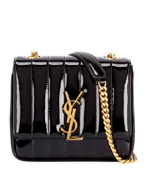 ysl bag ysl mini bag black patent leather|YSL baguette bag.